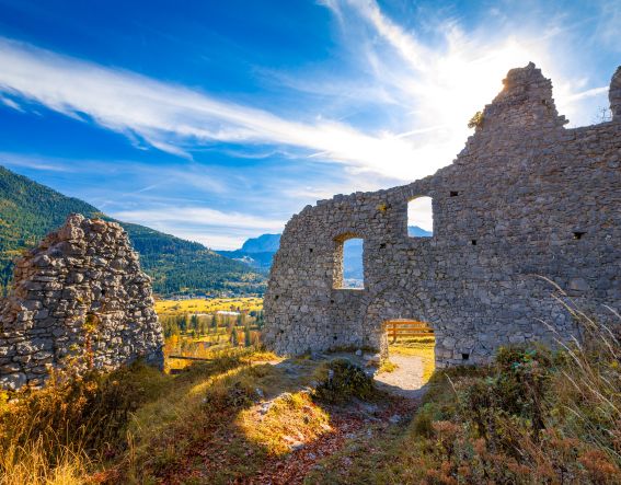 Burgruine Werdenfels in  Garmisch-Partenkirchen