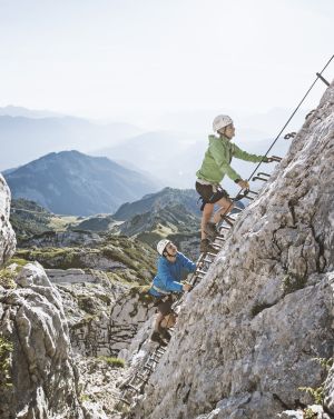 Alpspitz-Ferrata Klettersteig in der Zugspitzregion