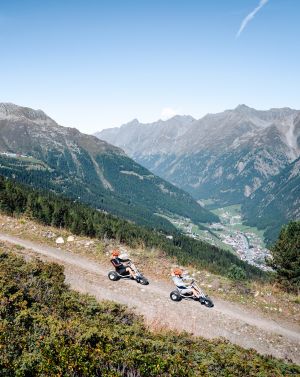 Sölden Mountaincarts abwärts